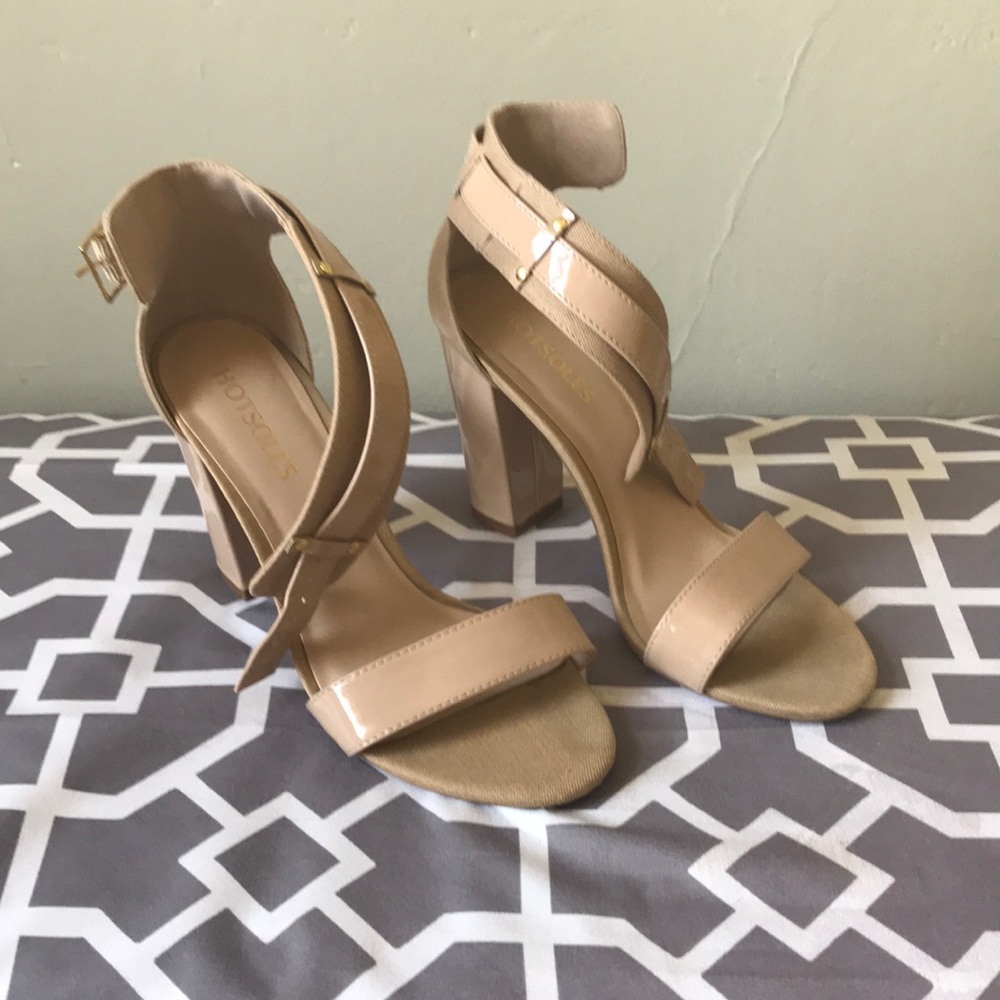 Cream heels